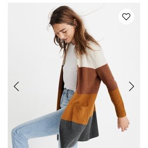 Madewell long cardigan